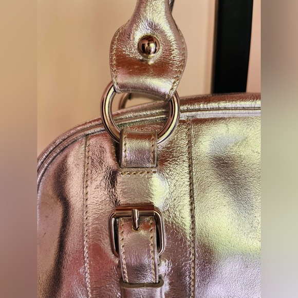 Guia for Theory Silver Leather Handbag - Picture 4 of 10